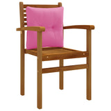 Vidaxl rugkussen putten 100% polyester roze 40 x 40 x 10 cm