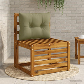 Vidaxl rugkussen putten 100% polyester olijfgroen 50 x 40 x 10 cm
