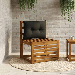 Vidaxl rugkussen putten 100% polyester zwart 50 x 40 x 10 cm