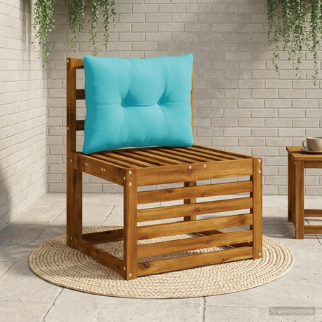 Vidaxl rugkussen putten 100% polyester turquoise 50 x 40 x 10 cm