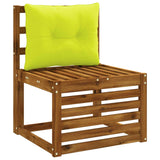 Vidaxl rugkussen putten 100% polyester helder groen 60 x 40 x 10 cm