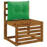 Vidaxl rugkussen putten 100% polyester groen 60 x 40 x 10 cm