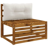 Vidaxl rugkussen putten 100% polyester wit 70 x 40 x 10 cm