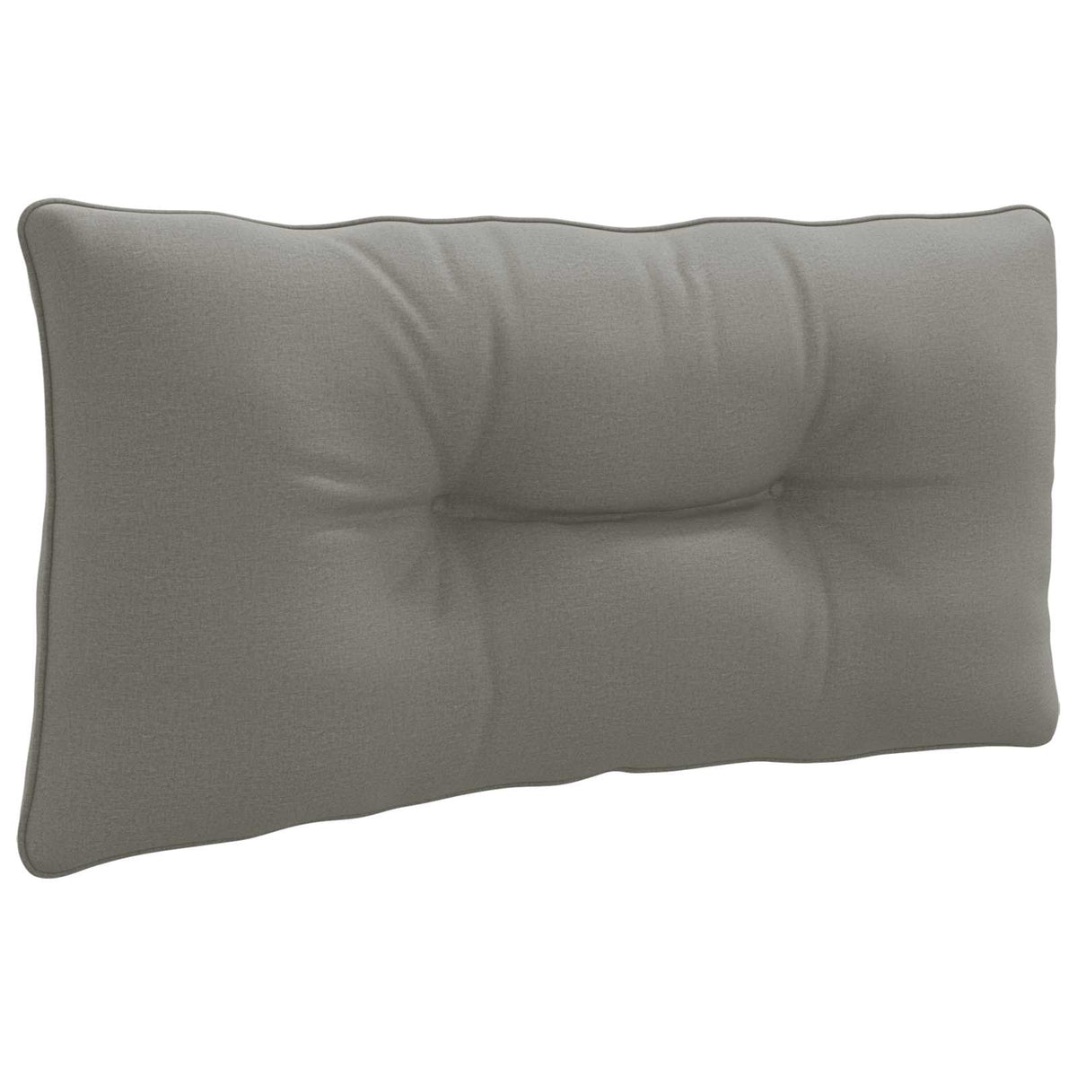 Vidaxl rugkussen putten 100% polyester grijs 70 x 40 x 10 cm