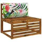 Vidaxl rugkussen putten 100% polyester meerkleurig 70 x 40 x 10 cm