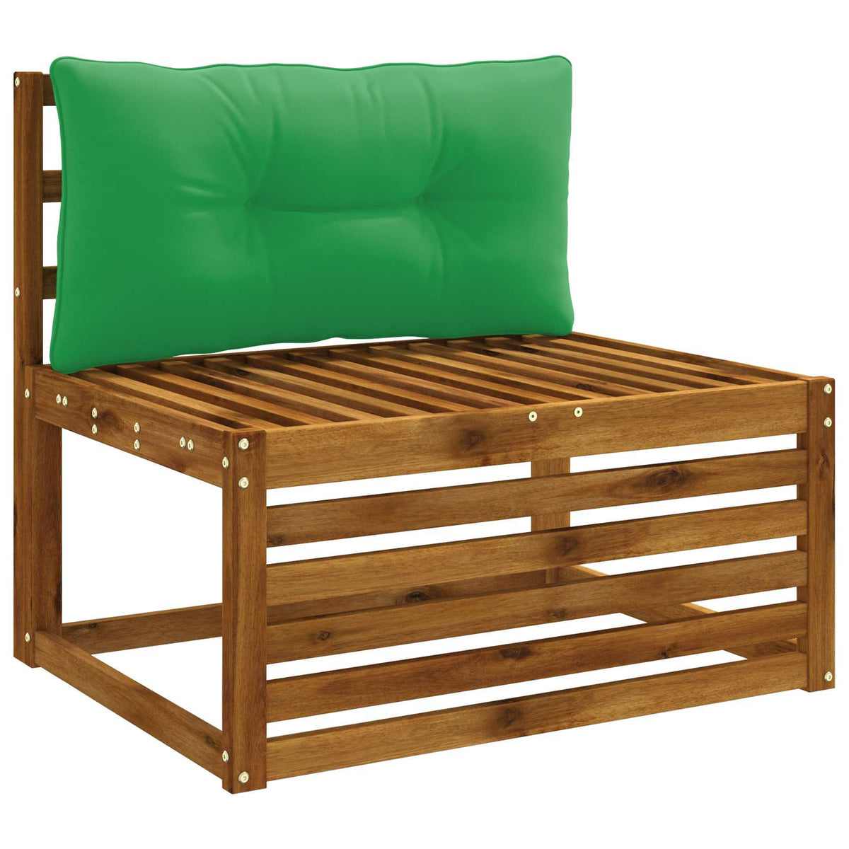 Vidaxl rugkussen putten 100% polyester groen 70 x 40 x 10 cm
