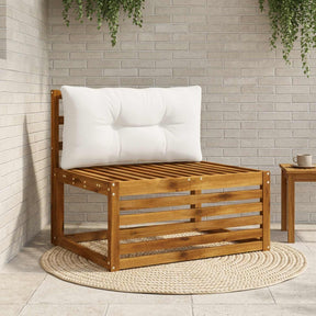 Vidaxl rugkussen putten 100% polyester wit 80 x 40 x 10 cm