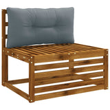 Vidaxl rugkussen putten 100% polyester blauw 80 x 40 x 10 cm
