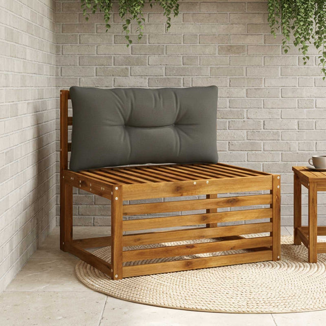 Vidaxl rugkussen putten 100% polyester antraciet 70 x 40 x 10 cm