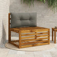 Vidaxl rugkussen putten 100% polyester grijs 70 x 40 x 10 cm