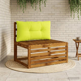 Vidaxl rugkussen putten 100% polyester helder groen 80 x 40 x 10 cm