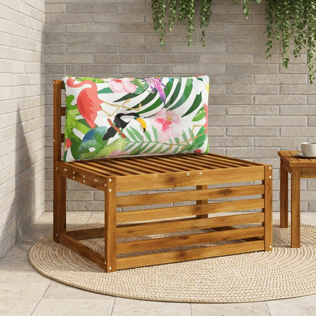Vidaxl rugkussen putten 100% polyester meerkleurig 70 x 40 x 10 cm