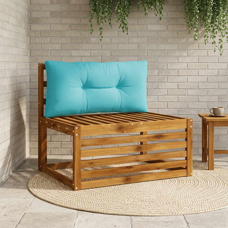 Vidaxl rugkussen putten 100% polyester turquoise 70 x 40 x 10 cm