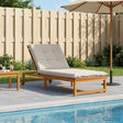 Vidaxl ligstoel kussen gemert 100% polyester wit 190 x 90 x 9 cm