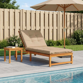 Vidaxl ligstoel kussen gemert 100% polyester zand 190 x 70 x 9 cm