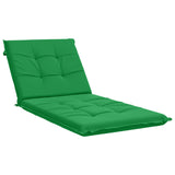 Vidaxl ligstoel kussen gemert 100% polyester groen 190 x 90 x 9 cm