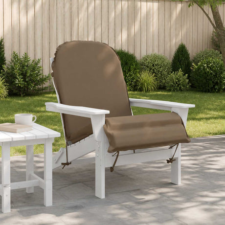 Vidaxl zon loungerkussen gemert 100% polyester taupe 55 x 135 x 6 cm