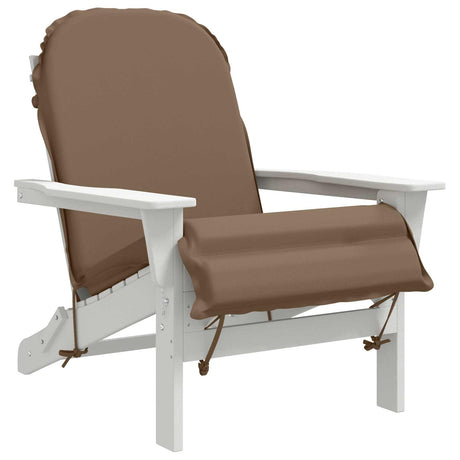 Vidaxl zon loungerkussen gemert 100% polyester taupe 55 x 135 x 6 cm
