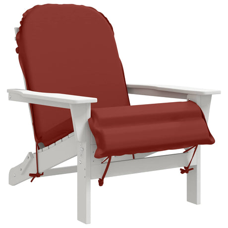 Vidaxl zon loungerkussen gemert 100% polyester rood 55 x 135 x 6 cm