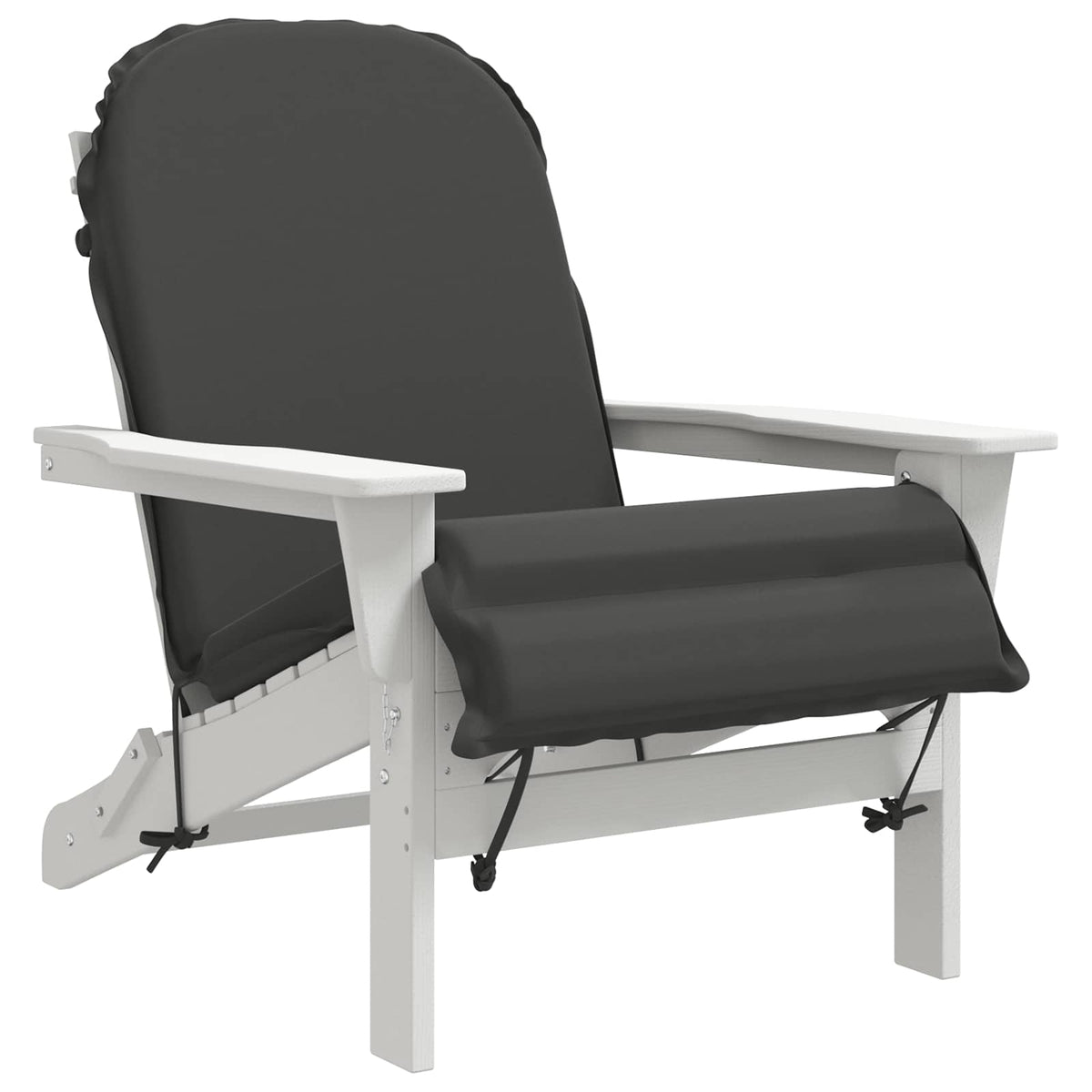 Vidaxl zon loungerkussen gemert 100% polyester antraciet