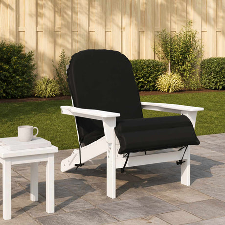 Vidaxl zon loungerkussen gemert 100% polyester zwart 55 x 135 x 6 cm