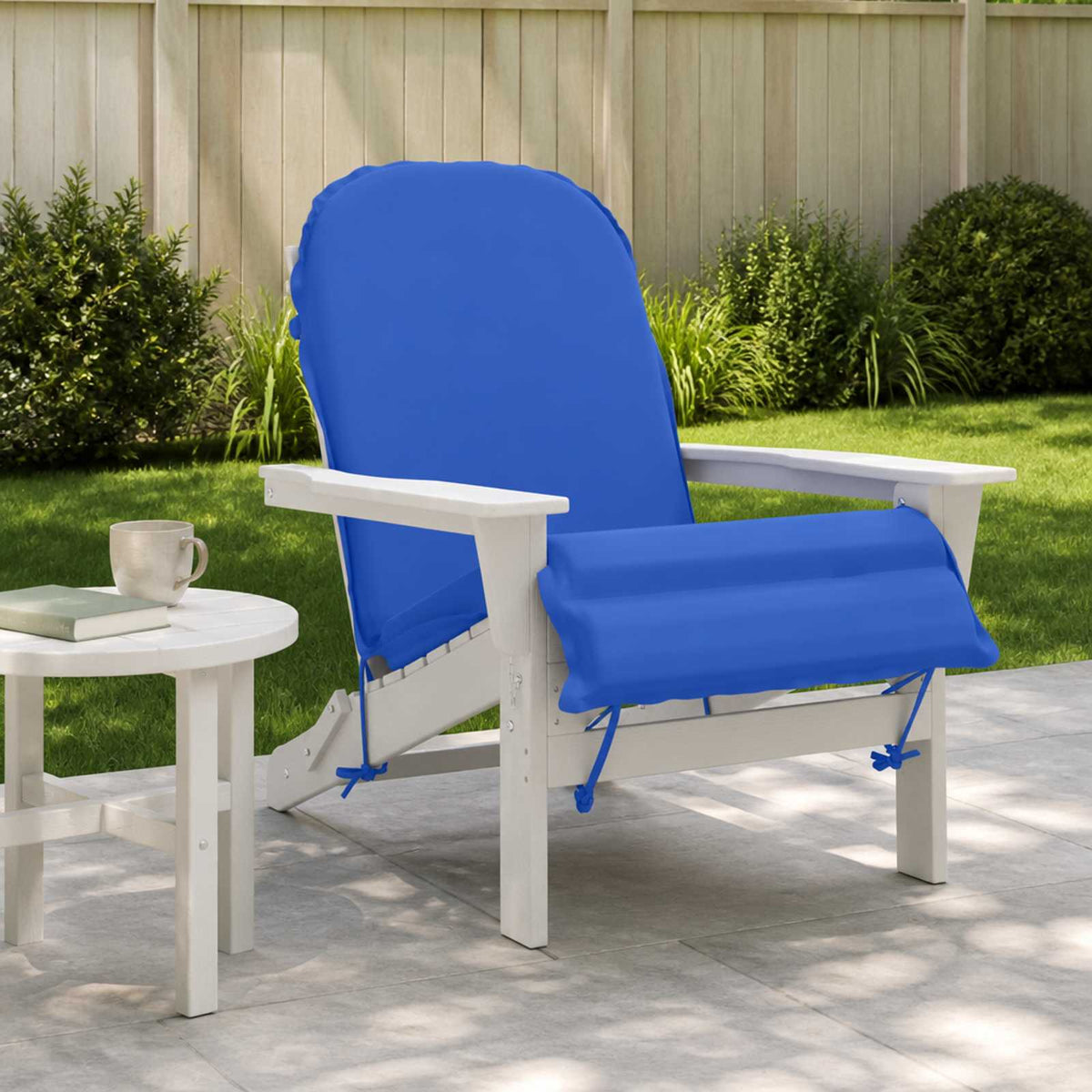Vidaxl zon loungerkussen gemert 100% polyester koninklijk blauw