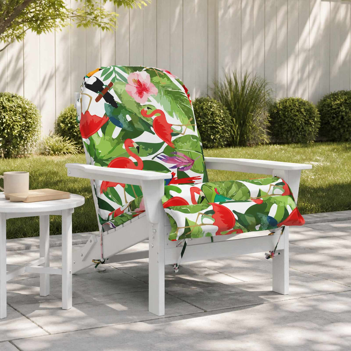 Vidaxl zon loungerkussen gemert 100% polyester meerkleurig