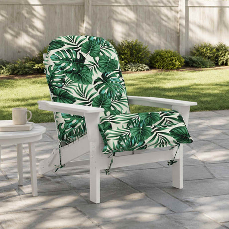 Vidaxl zon loungerkussen gemert 100% polyester bladpatroon