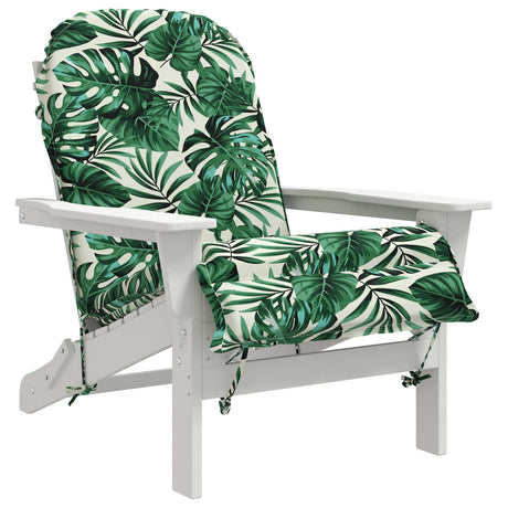 Vidaxl zon loungerkussen gemert 100% polyester bladpatroon