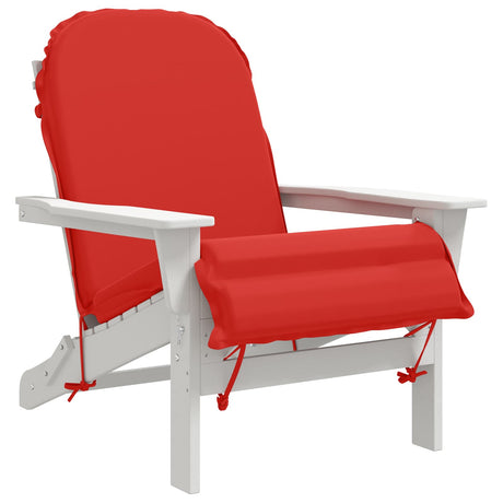 Vidaxl zon loungerkussen gemert 100% polyester rood 55 x 135 x 6 cm