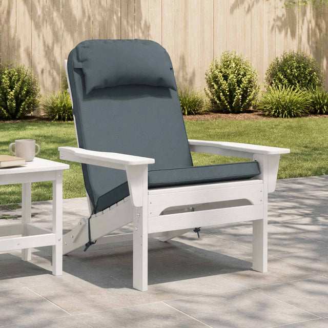 Vidaxl zon loungerkussen 100% polyester blauw 55 x 124 x 5 cm
