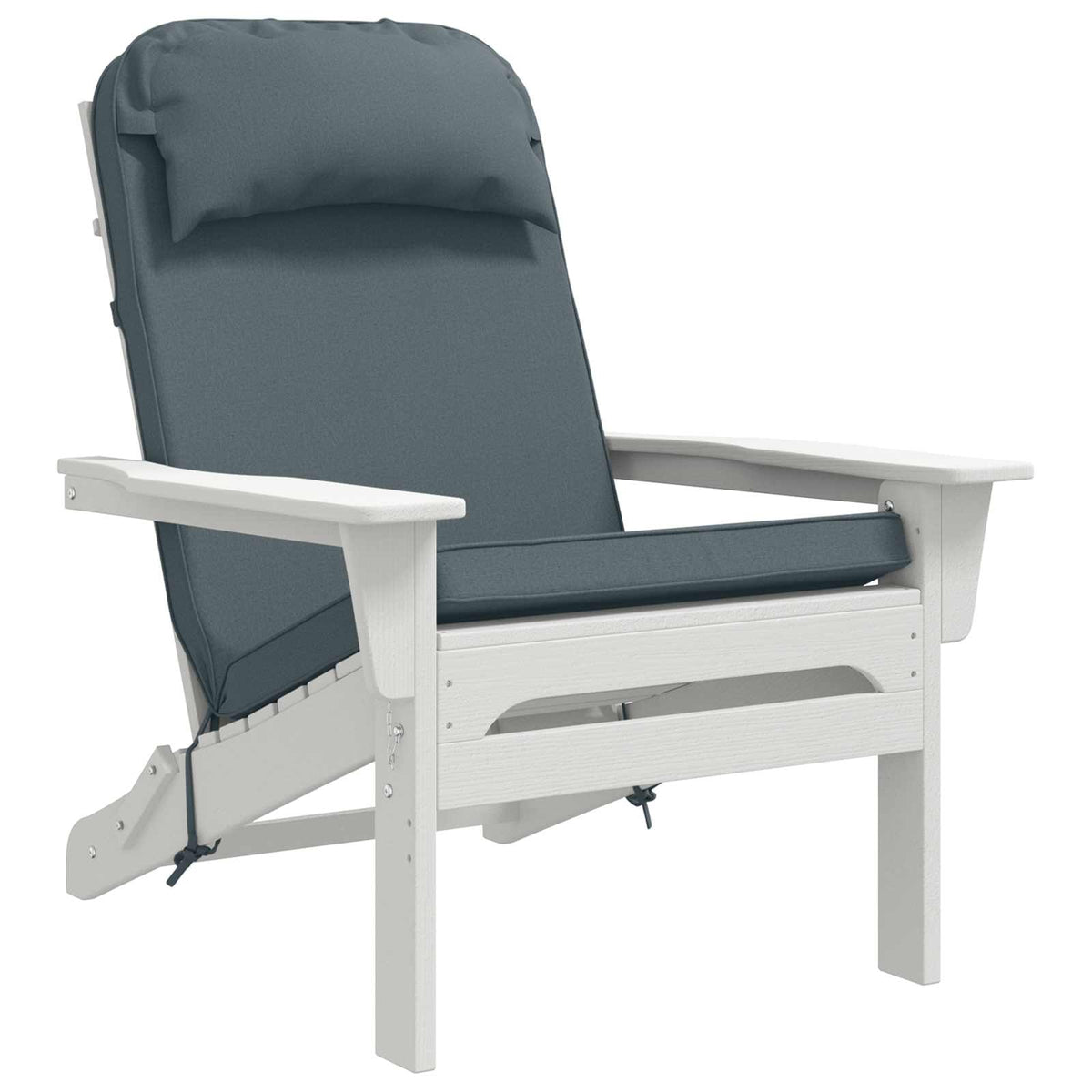 Vidaxl zon loungerkussen 100% polyester blauw 55 x 124 x 5 cm