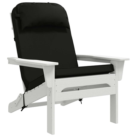 Vidaxl zon loungerkussen 100% polyester zwart 55 x 124 x 5 cm