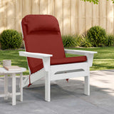 Vidaxl zon loungerkussen 100% polyester rood 55 x 124 x 5 cm