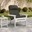 Vidaxl zon loungerkussen 100% polyester antraciet 55 x 124 x 5 cm