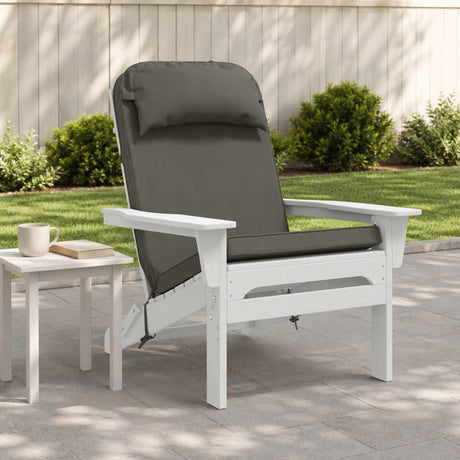 Vidaxl zon loungerkussen 100% polyester grijs 55 x 124 x 5 cm