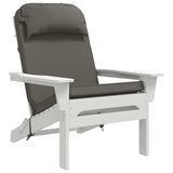 Vidaxl zon loungerkussen 100% polyester grijs 55 x 124 x 5 cm