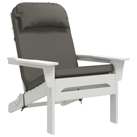 Vidaxl zon loungerkussen 100% polyester grijs 55 x 124 x 5 cm