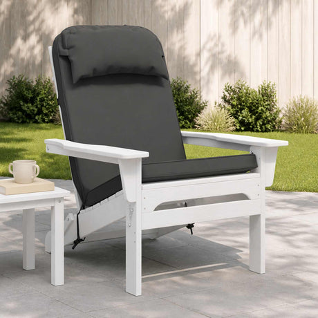 Vidaxl zon loungerkussen 100% polyester antraciet 55 x 124 x 5 cm