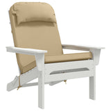 Vidaxl zon loungerkussen 100% polyester beige 55 x 124 x 5 cm