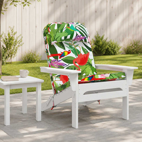 Vidaxl zon loungerkussen 100% polyester meerkleurig 55 x 124 x 5 cm