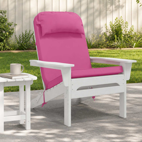 Vidaxl zon loungerkussen 100% polyester roze 55 x 124 x 5 cm