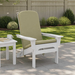 Vidaxl adirondack stoelkussen gemert 100% polyester lichtgroen