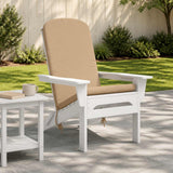 Vidaxl adirondack stoelkussen gemert 100% polyester zand