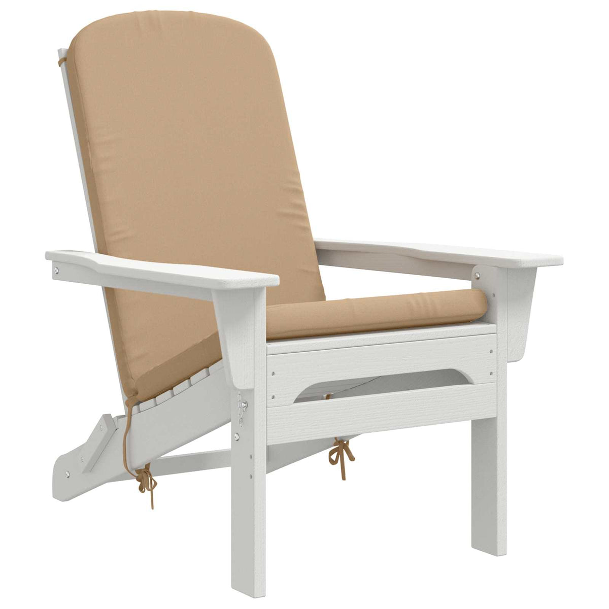 Vidaxl adirondack stoelkussen gemert 100% polyester zand