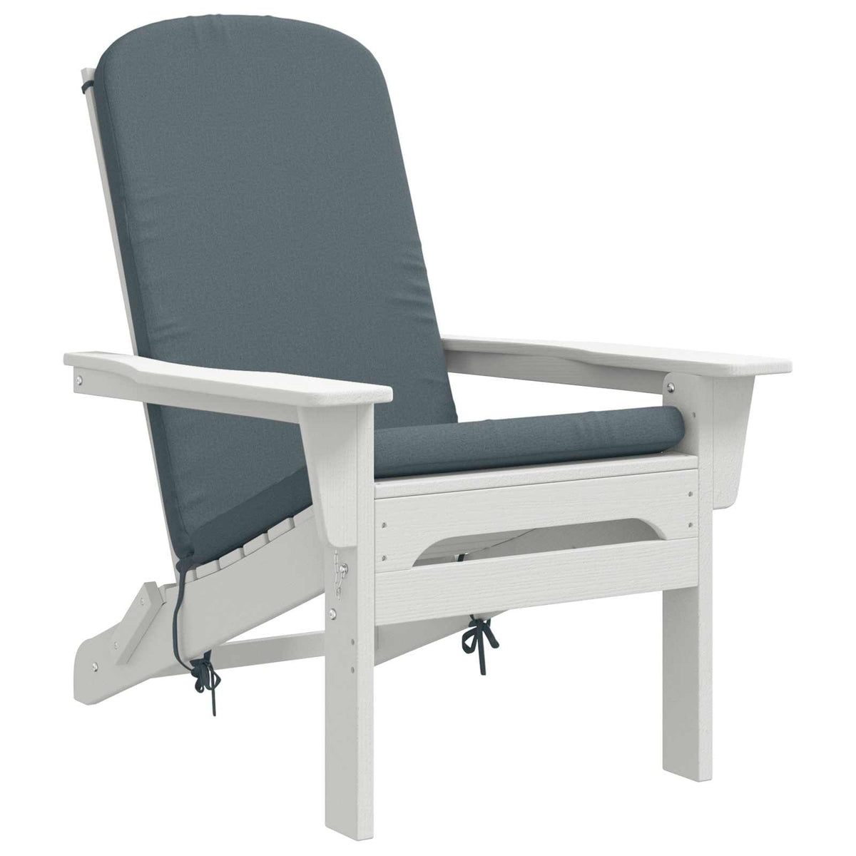 Vidaxl adirondack stoelkussen gemert 100% polyester blauw