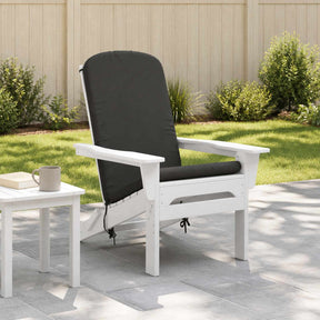 Vidaxl adirondack stoelkussen gemert 100% polyester antraciet