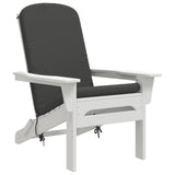 Vidaxl adirondack stoelkussen gemert 100% polyester antraciet