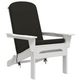 Vidaxl adirondack stoelkussen gemert 100% polyester zwart