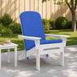 Vidaxl adirondack stoelkussen gemert 100% polyester koninklijk blauw